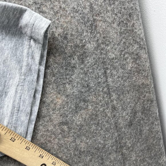 Adidas Shirt Men Large Grey Black Crewneck Training Polyester Soccer Jersey - Picture 4 of 11